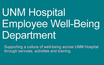 Photo: UNM Hospital Employee Well-Being Program